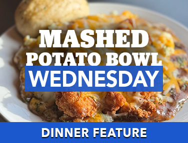 Mashed Potato Bowl at the Village Inn in Linwood, MI